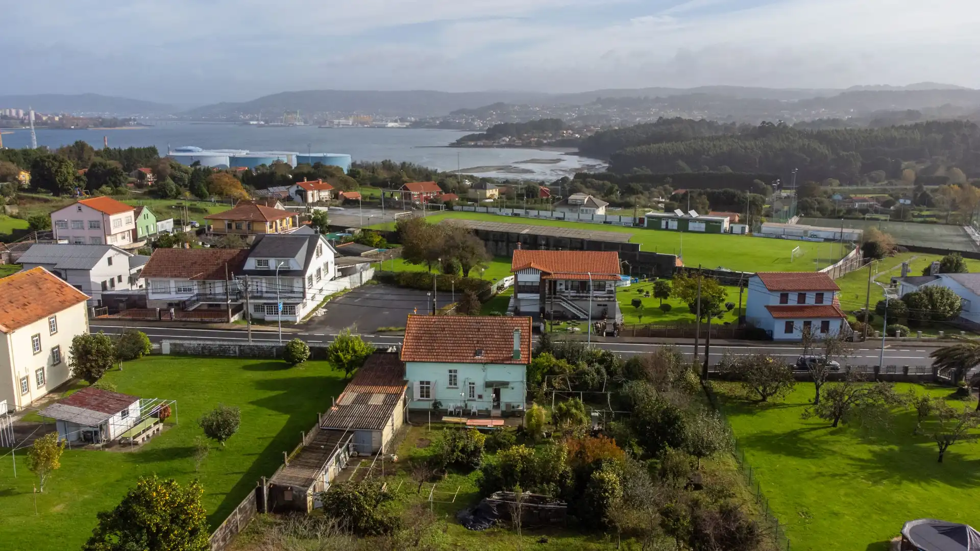 Vista exterior de Casa o chalet en venta en Mugardos con Calefacción, Jardín privado y Terraza