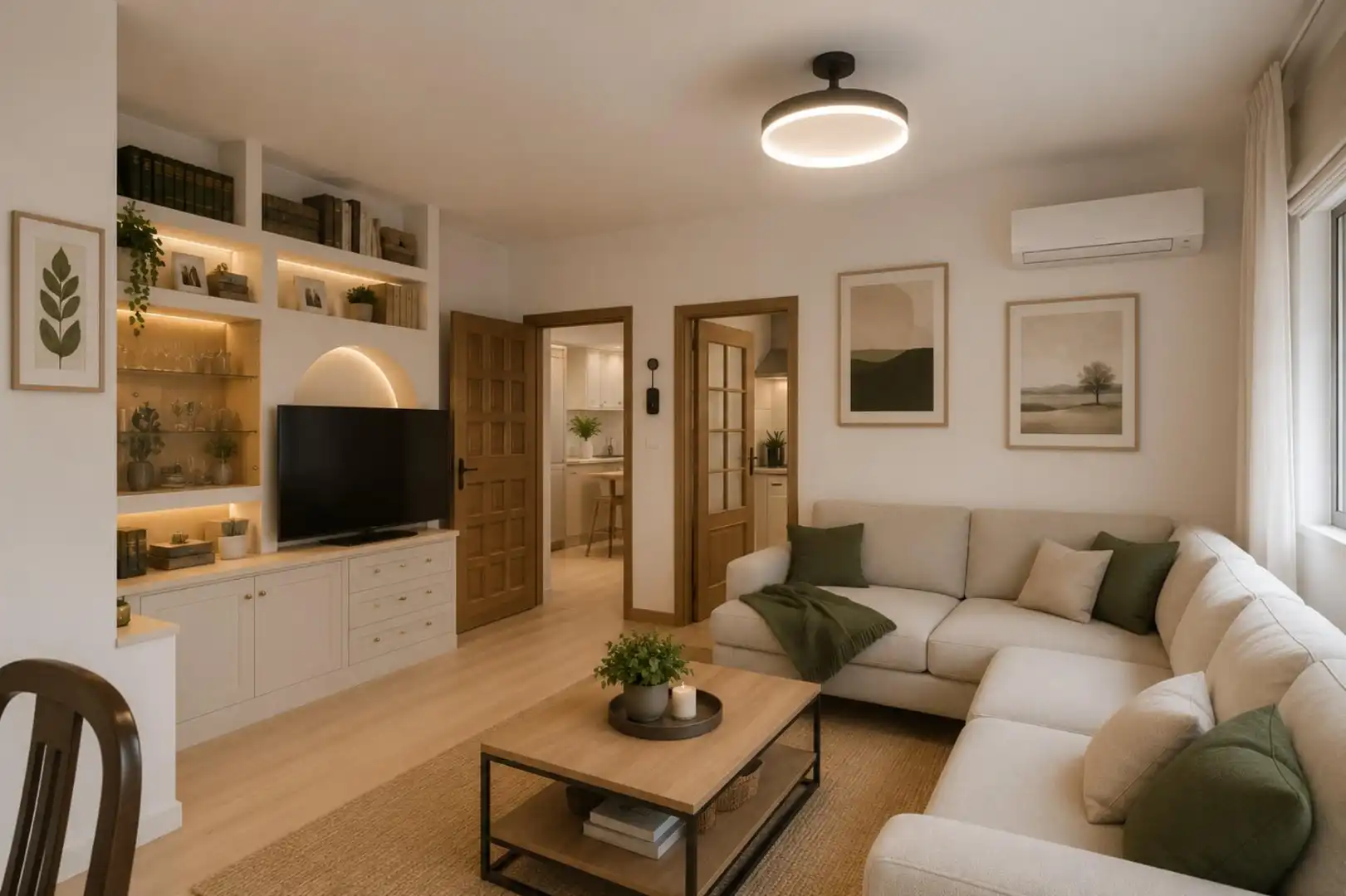 Sala d'estar de Casa o xalet en venda en Quijorna amb Aire condicionat, Calefacció i Terrassa