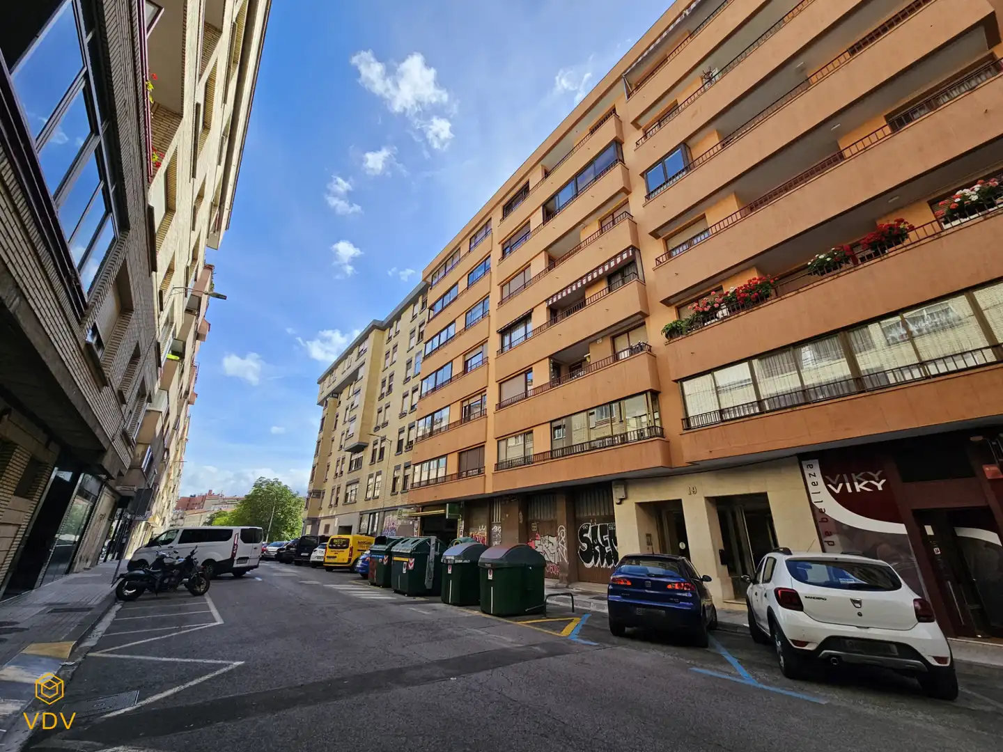 Exterior view of Flat for sale in  Pamplona / Iruña  with Heating, Parquet flooring and Terrace