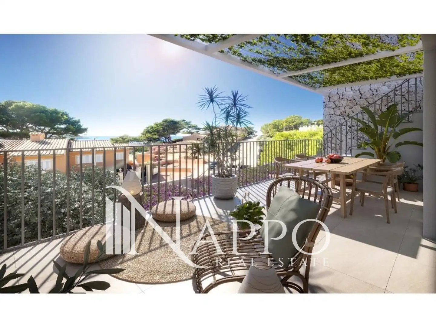 Terrace of Flat for sale in Andratx  with Air Conditioner, Heating and Terrace