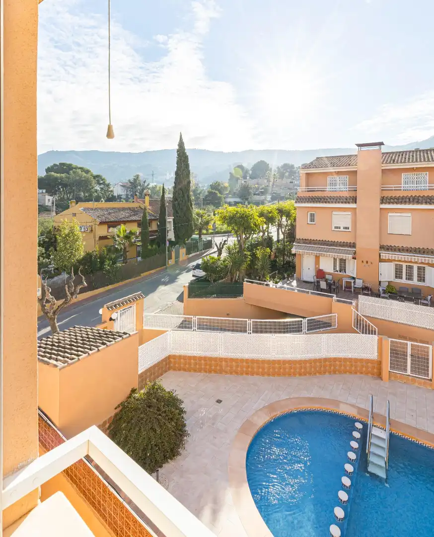 Exterior view of Flat for sale in Murcia  with Air Conditioner, Private garden and Furnished