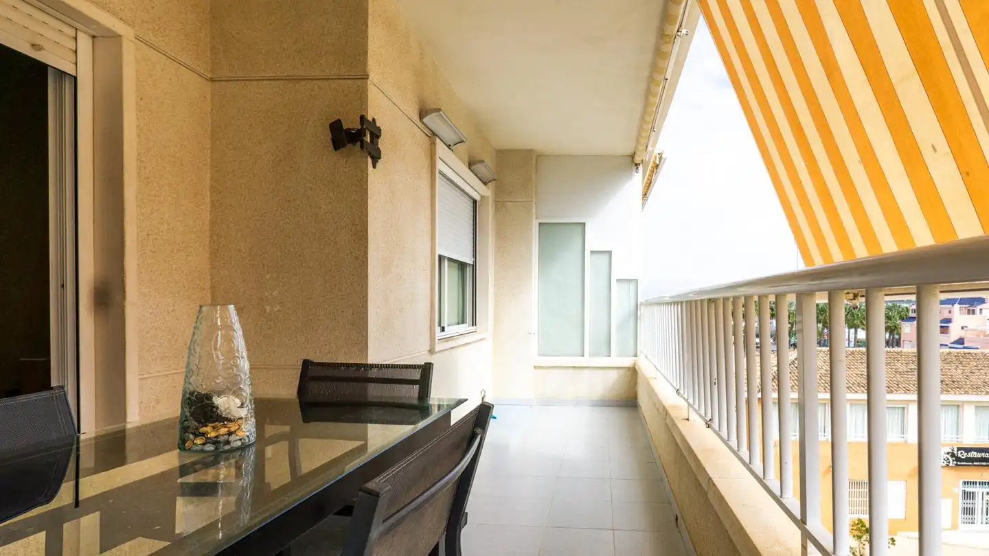 Balcony of Flat for sale in Santa Pola  with Terrace and Furnished