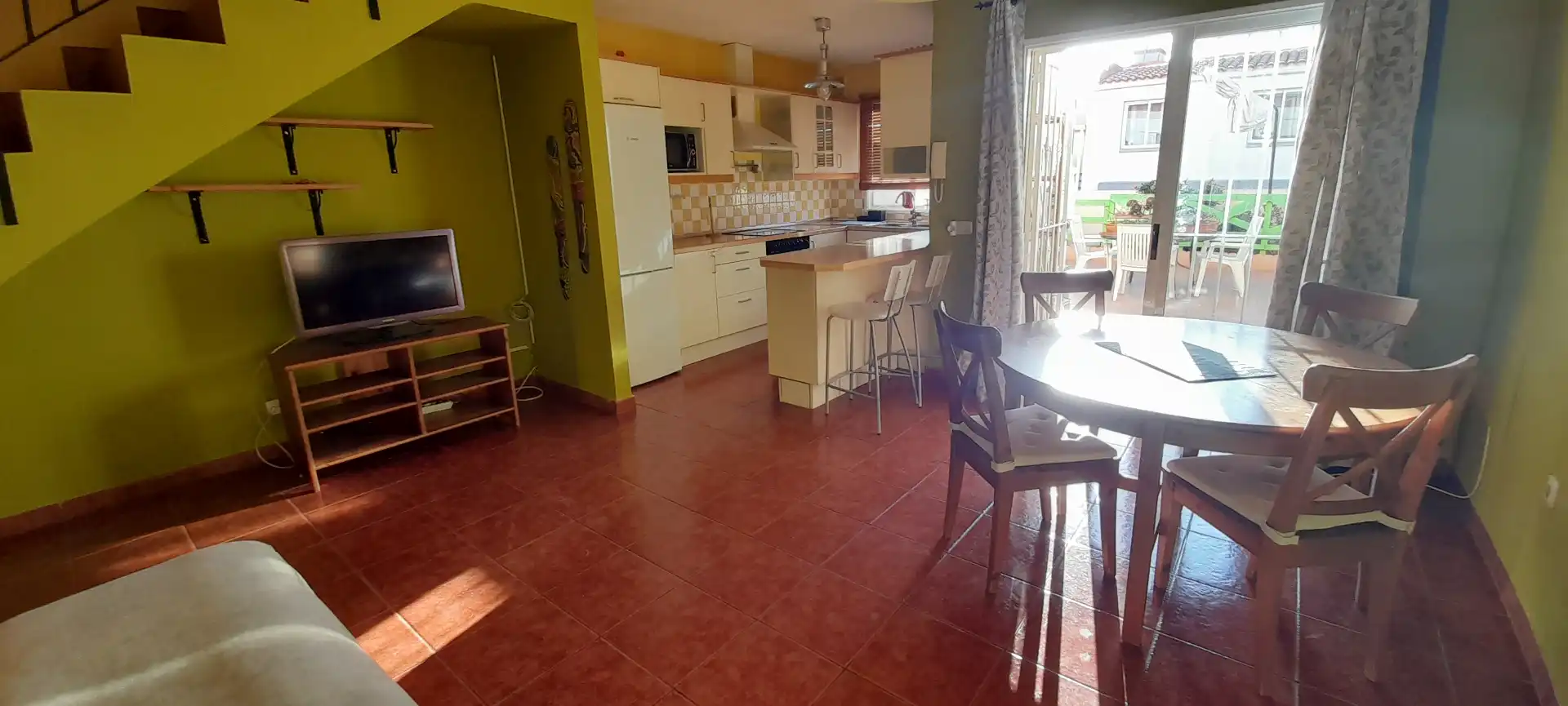Cocina de Casa adosada de alquiler en Santa Cruz de Tenerife con Aire acondicionado, Terraza y Amueblado