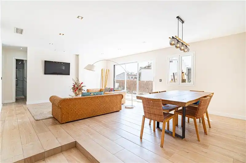 Sala d'estar de Àtic en venda en  Palma de Mallorca amb Aire condicionat, Terrassa i Moblat