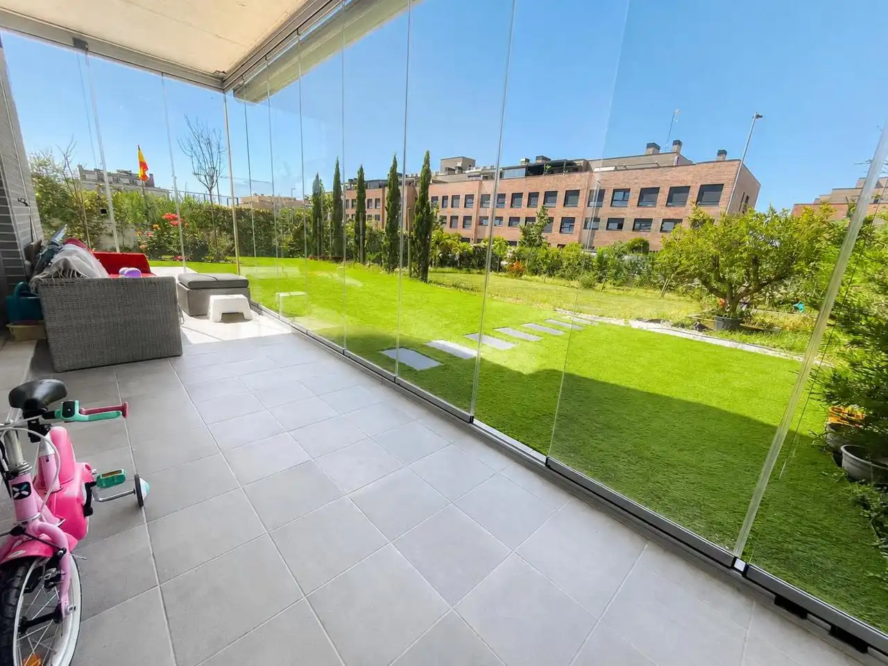 Terraza de Planta baja en venta en Villalbilla con Calefacción, Jardín privado y Terraza