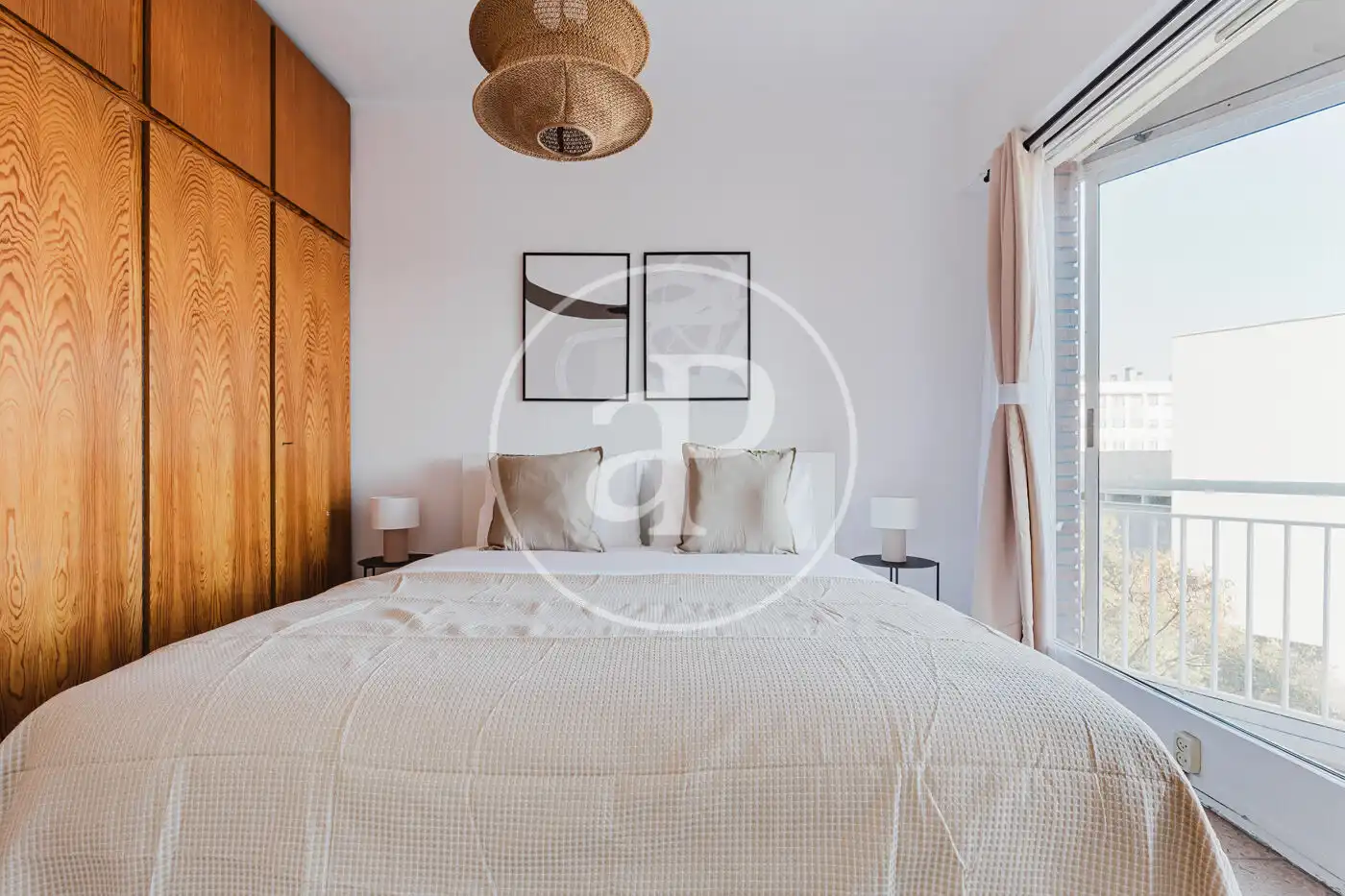 Bedroom of Flat for rent in Barcelona  with Air Conditioner, Heating and Furnished
