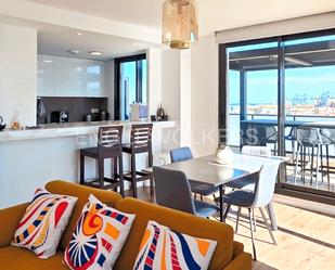 Sala d'estar de Àtic en venda en  Valencia Capital amb Aire condicionat, Calefacció i Jardí privat