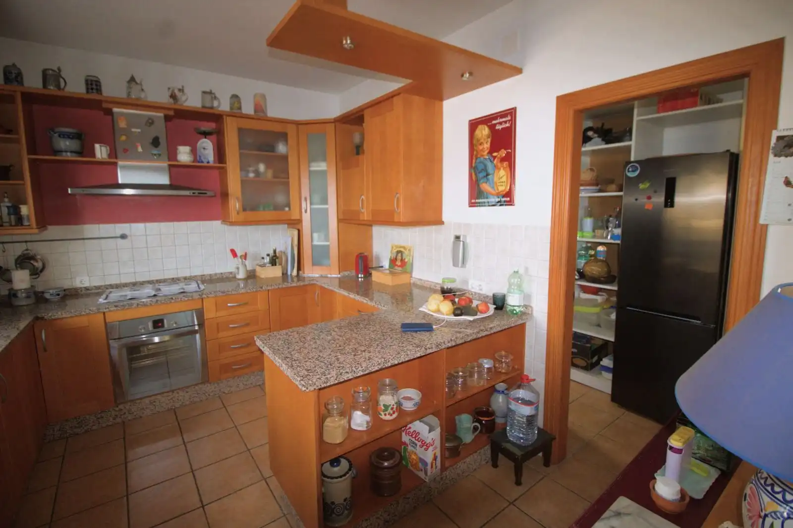 Cocina de Casa o chalet en venta en Cómpeta con Jardín privado
