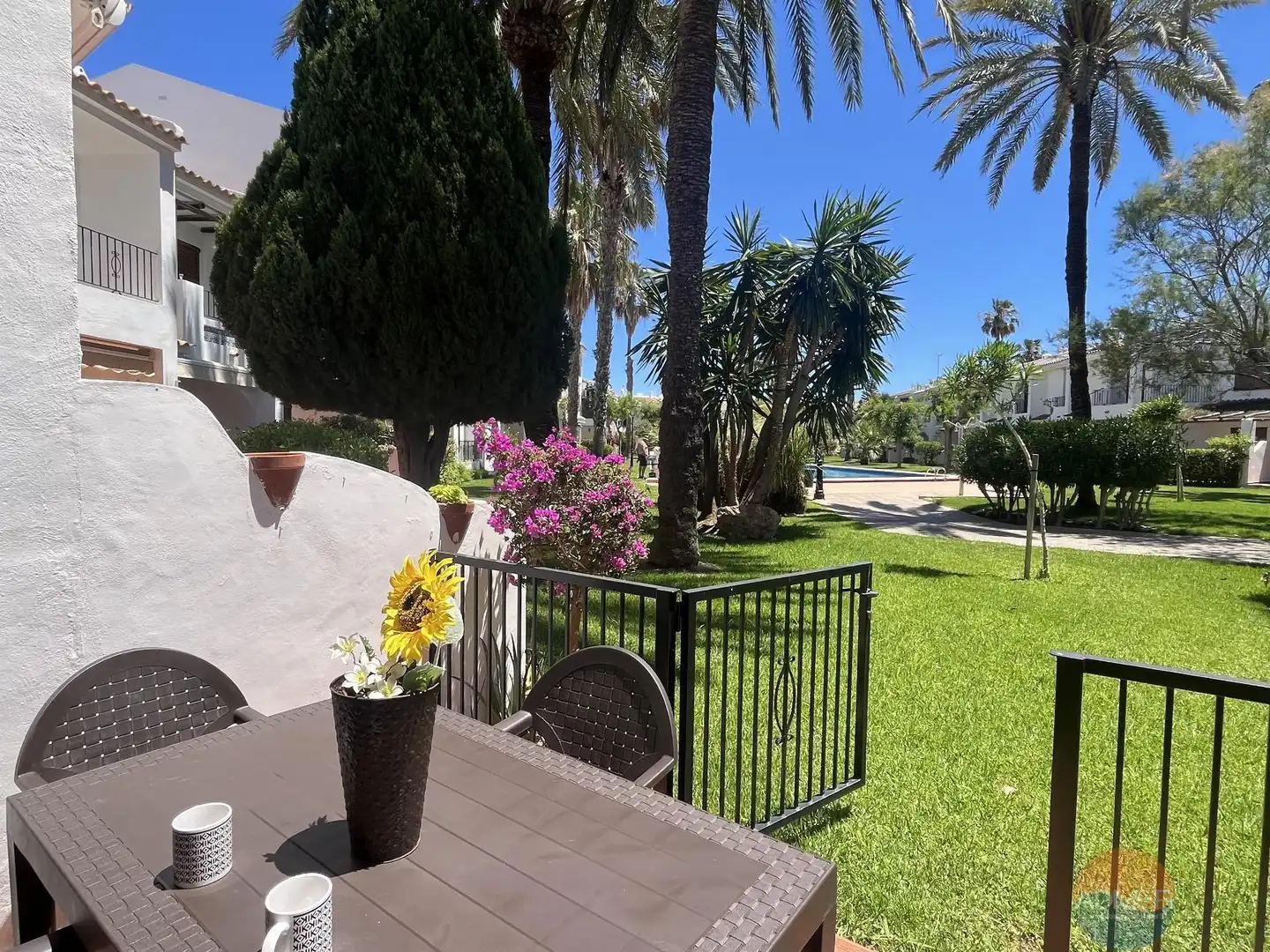Jardí de Dúplex en venda en La Manga del Mar Menor amb Aire condicionat, Calefacció i Terrassa