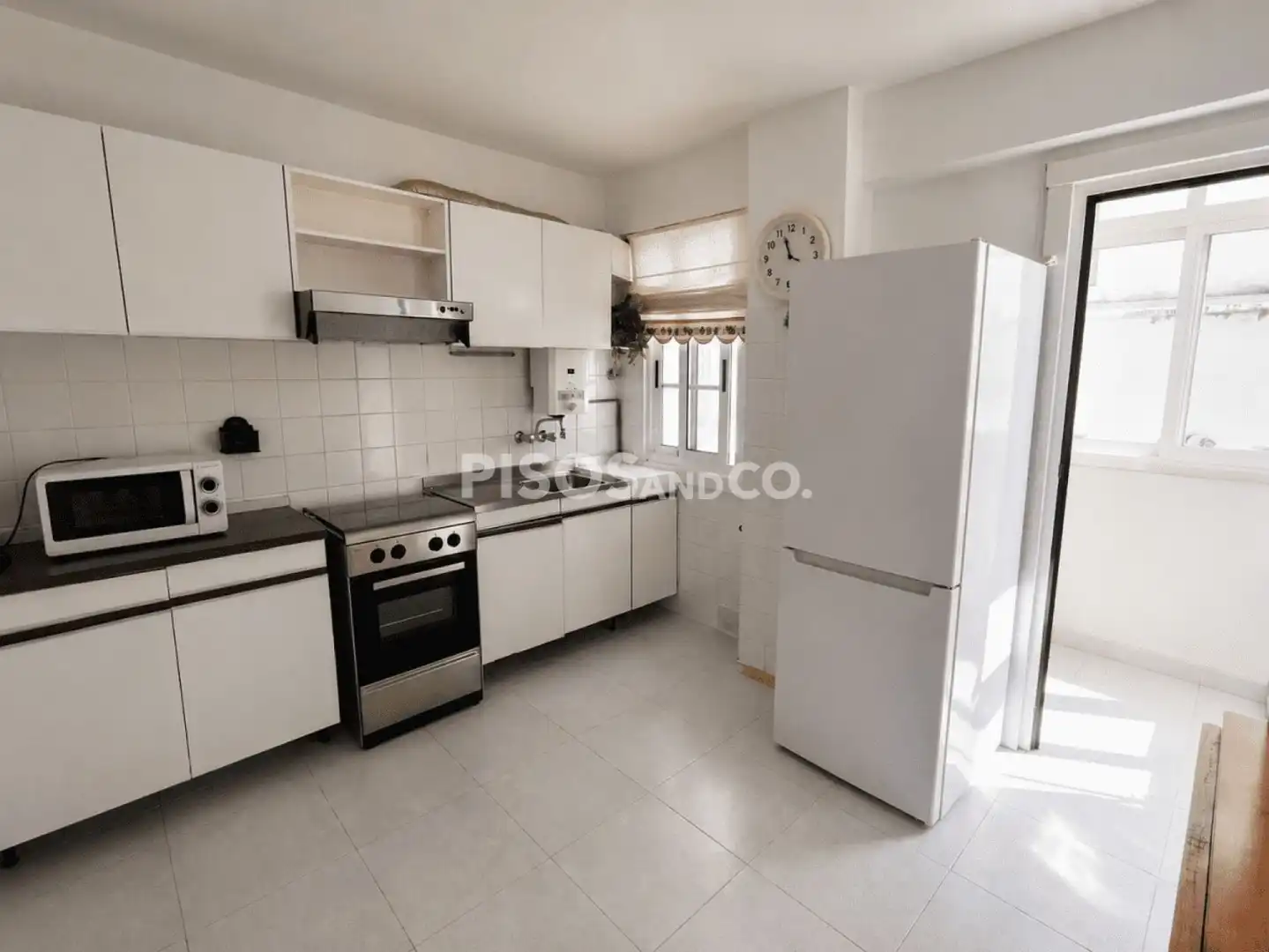 Kitchen of Flat for sale in A Coruña Capital   with Furnished