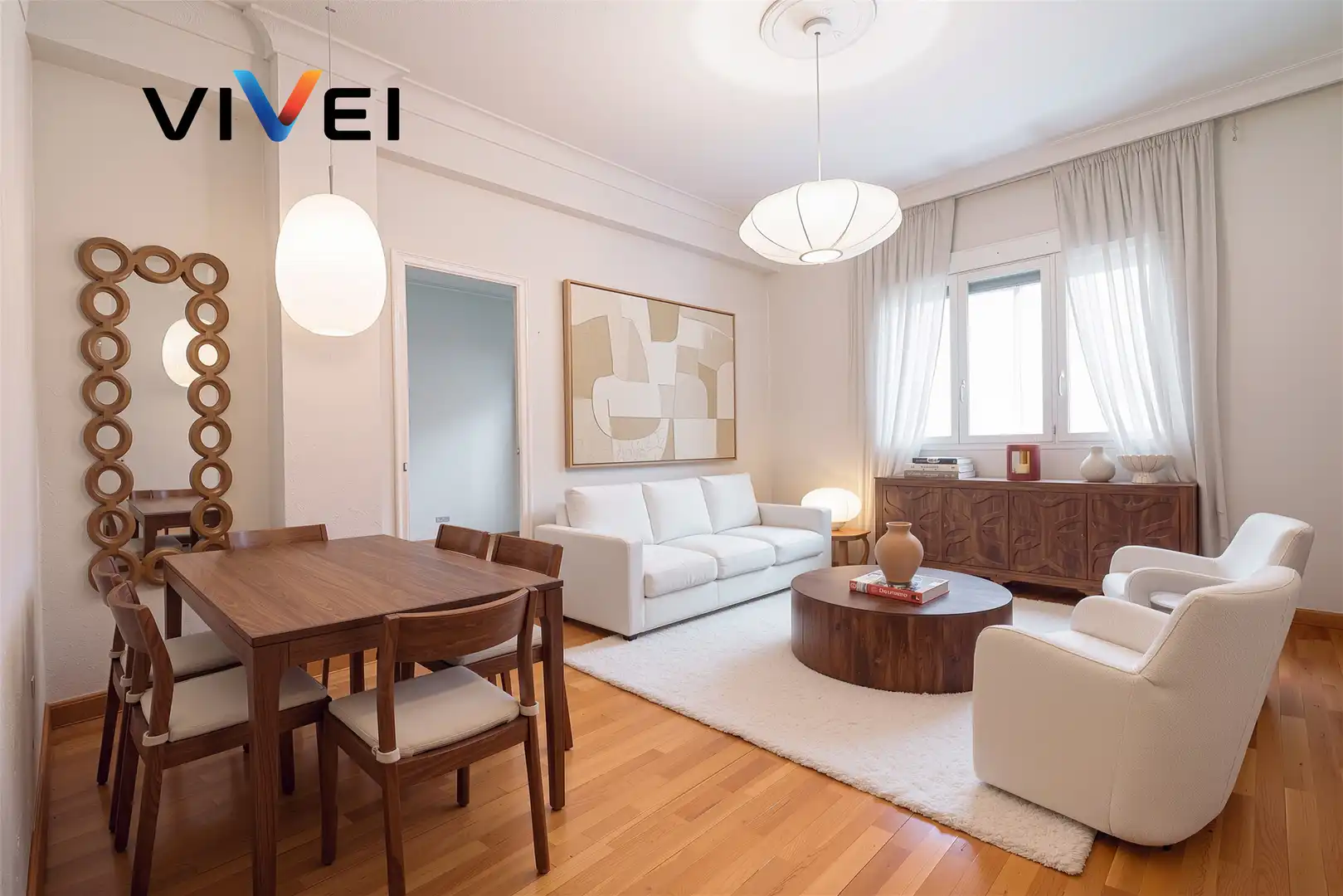 Living room of Flat for sale in Madrid  with Heating