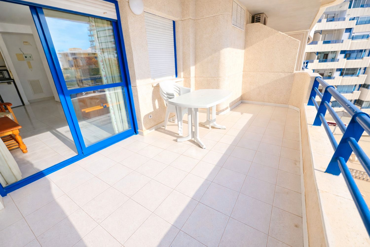 Terrasse von Wohnung zum Verkauf in Calpe / Calp mit Klimaanlage, Möbliert und Balkon