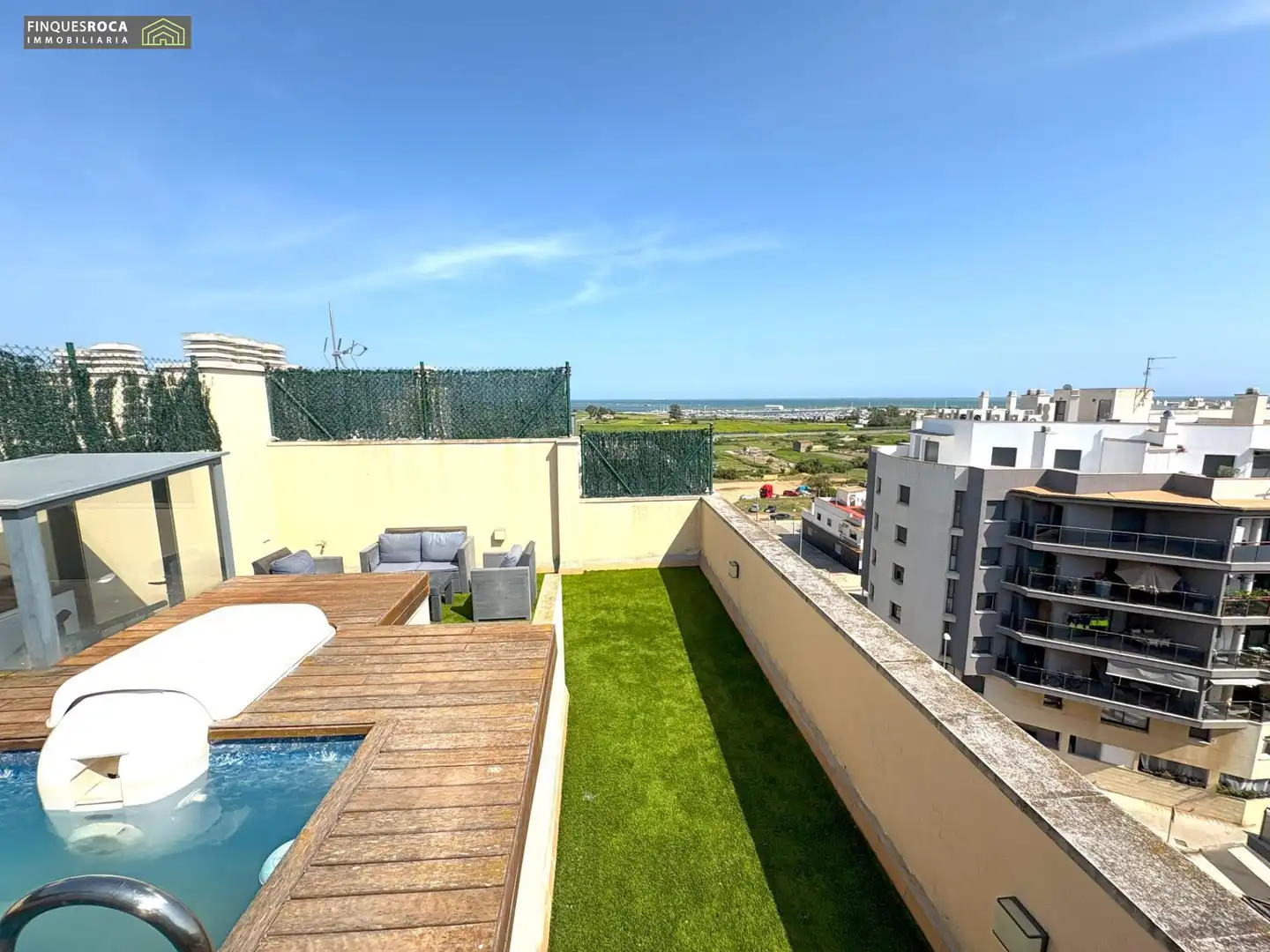 Terrassa de Dúplex en venda en La Ràpita amb Aire condicionat, Terrassa i Piscina