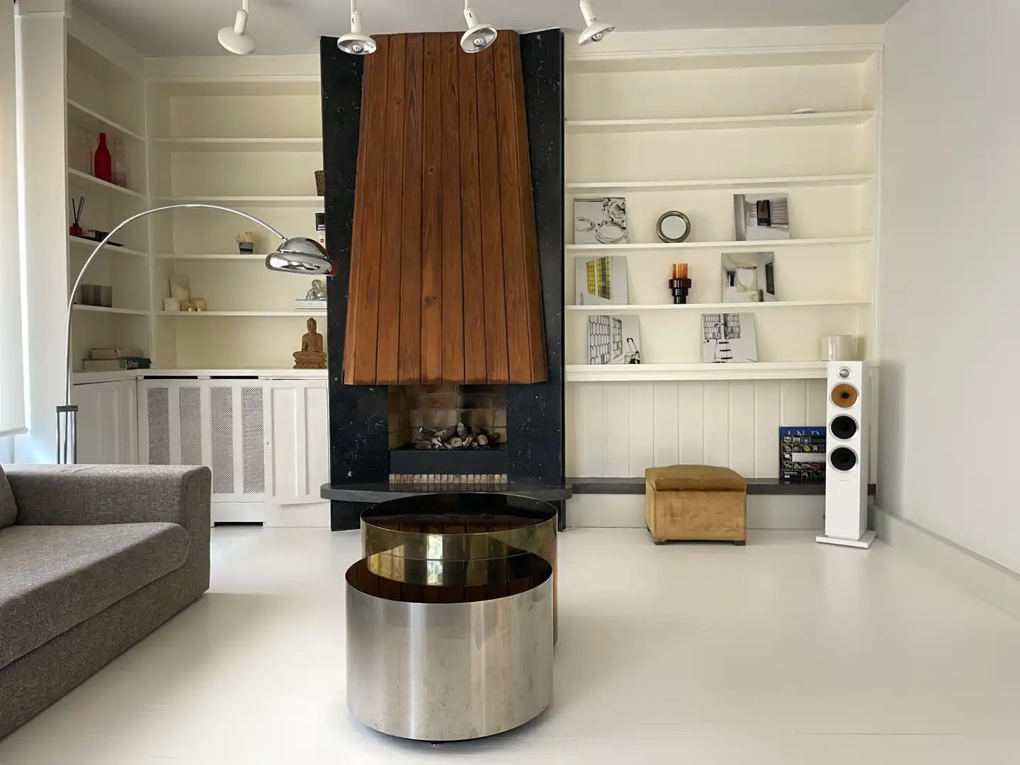 Sala de estar de Piso de alquiler en Barcelona con Aire acondicionado, Calefacción y Parquet