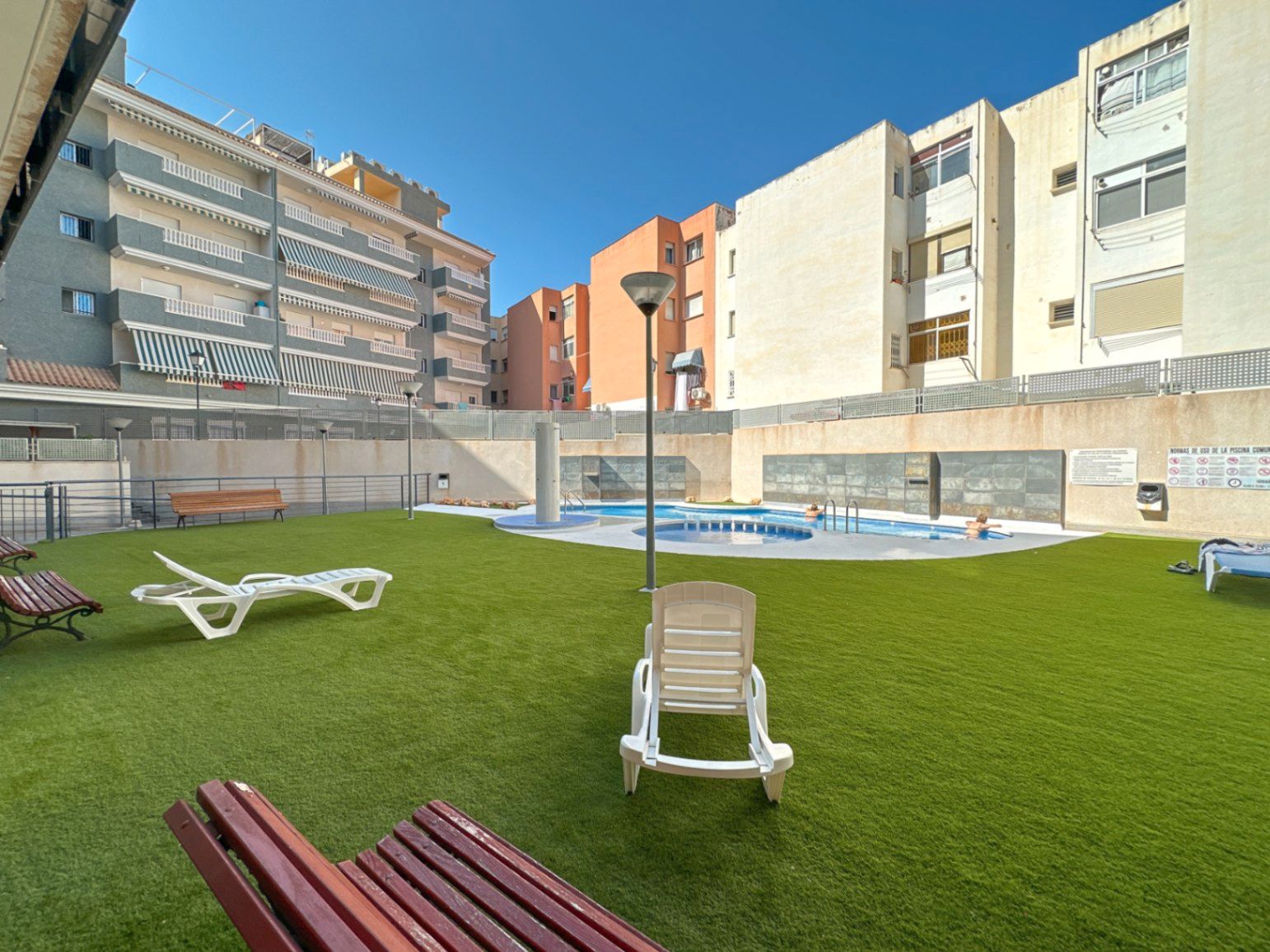 Swimming pool of Apartment for sale in El Campello  with Air Conditioner, Heating and Terrace