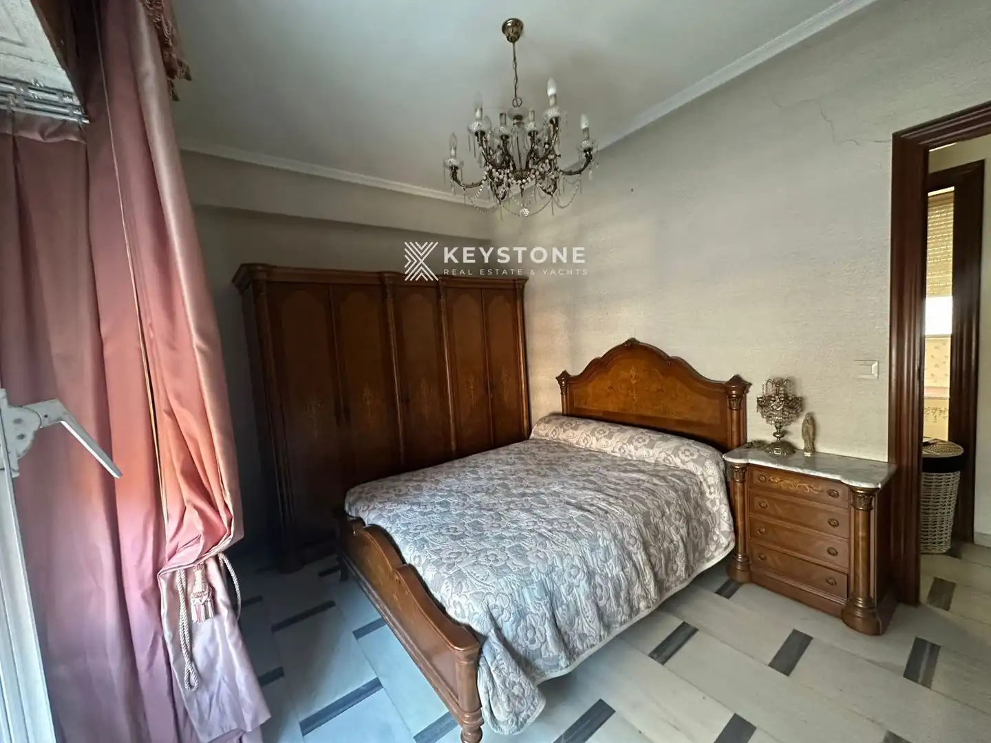 Bedroom of Flat for sale in Alicante / Alacant  with Heating, Terrace and Furnished