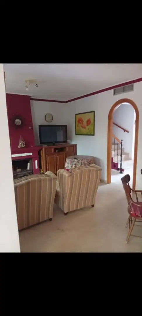 Sala de estar de Casa adosada en venta en Marbella con Amueblado