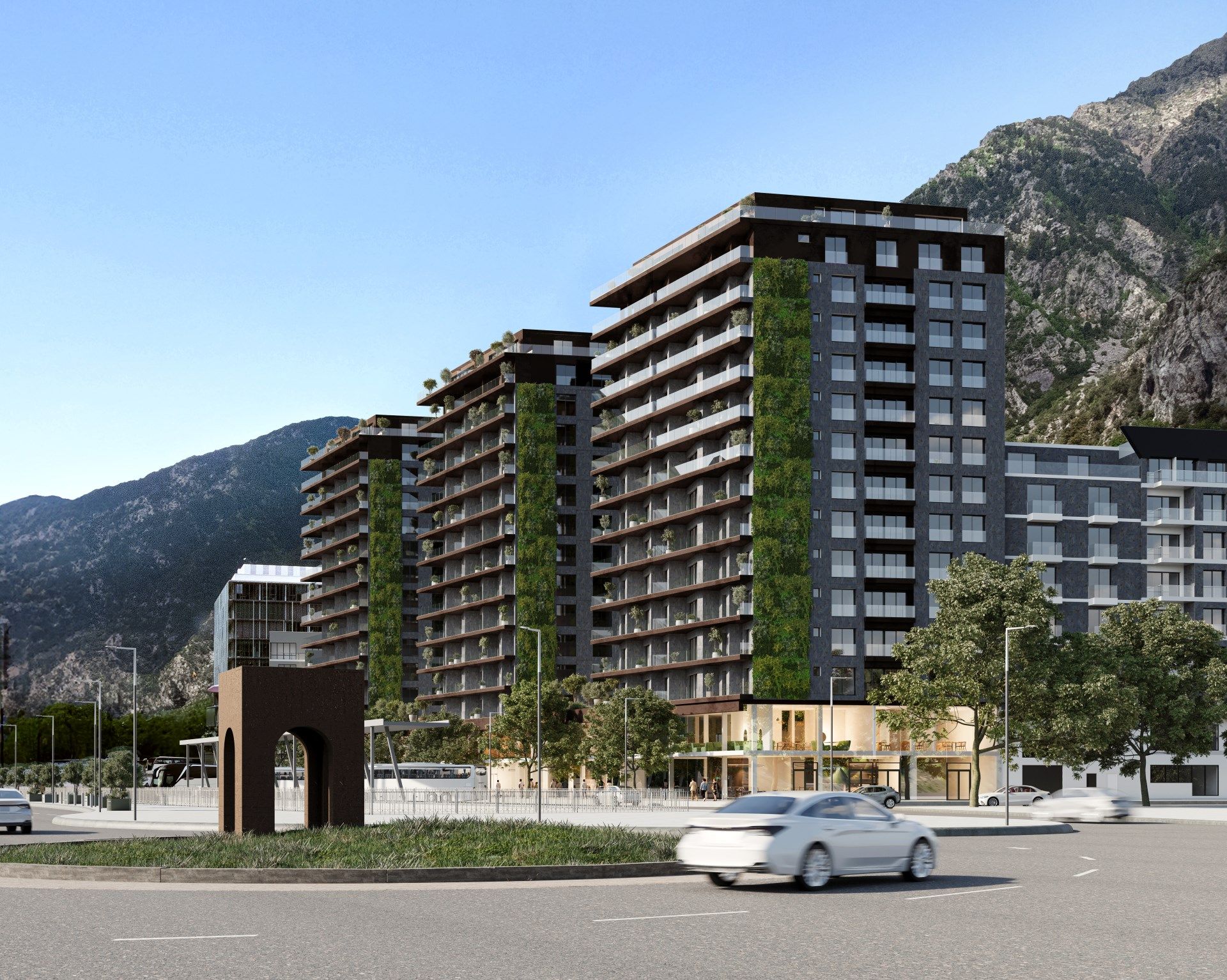 Exterior view of Flat for sale in Andorra la Vella  with Heating and Balcony