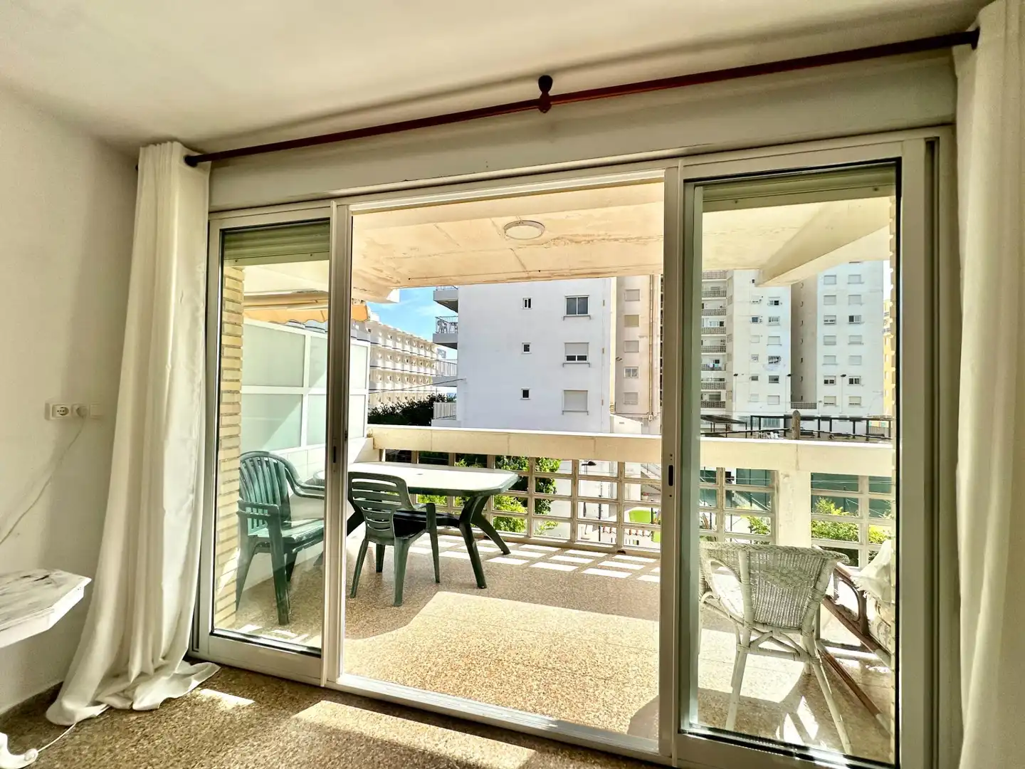 Terraza de Apartamento de alquiler en Gandia con Aire acondicionado, Calefacción y Amueblado
