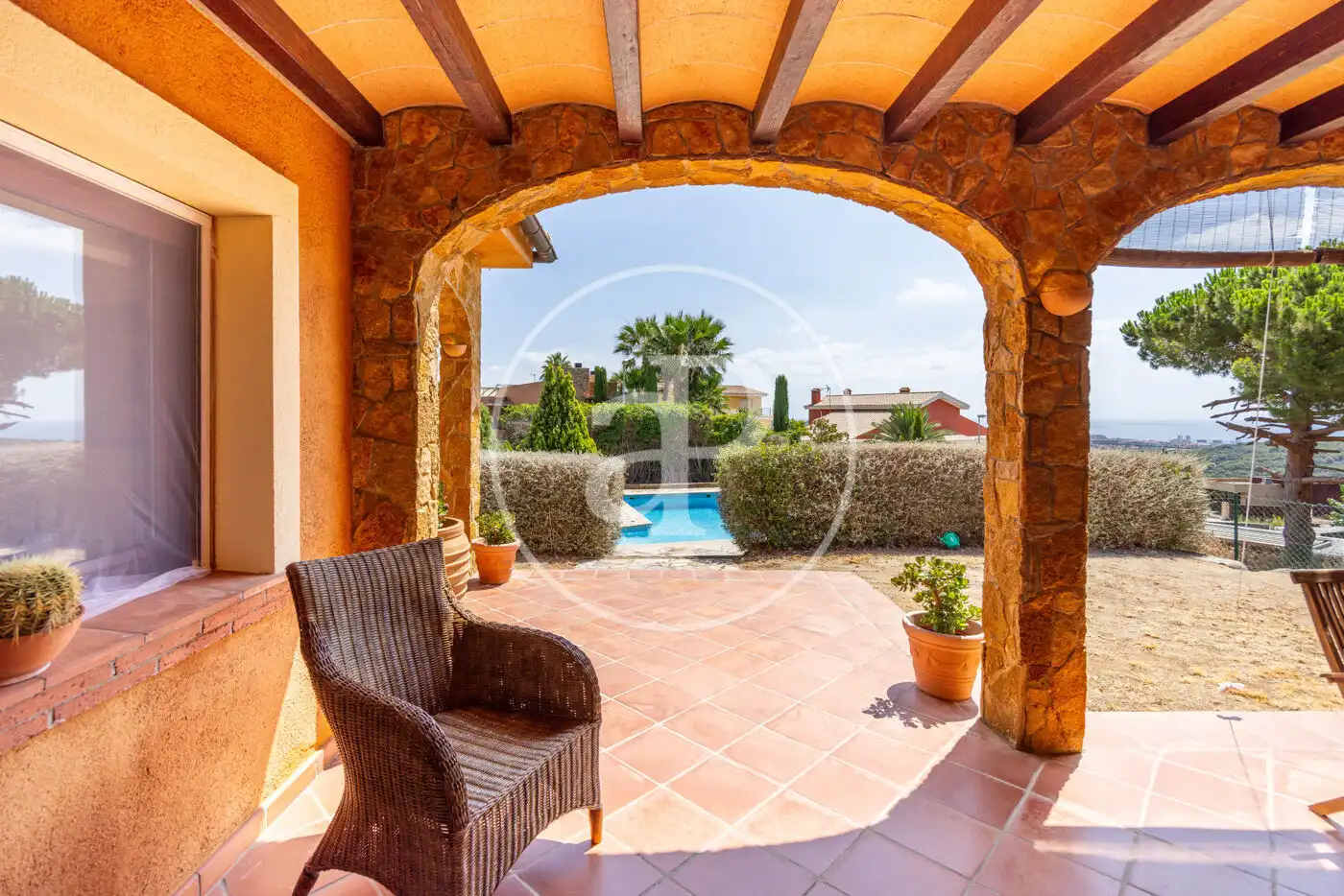Terrassa de Casa o xalet en venda en Argentona amb Aire condicionat, Calefacció i Jardí privat