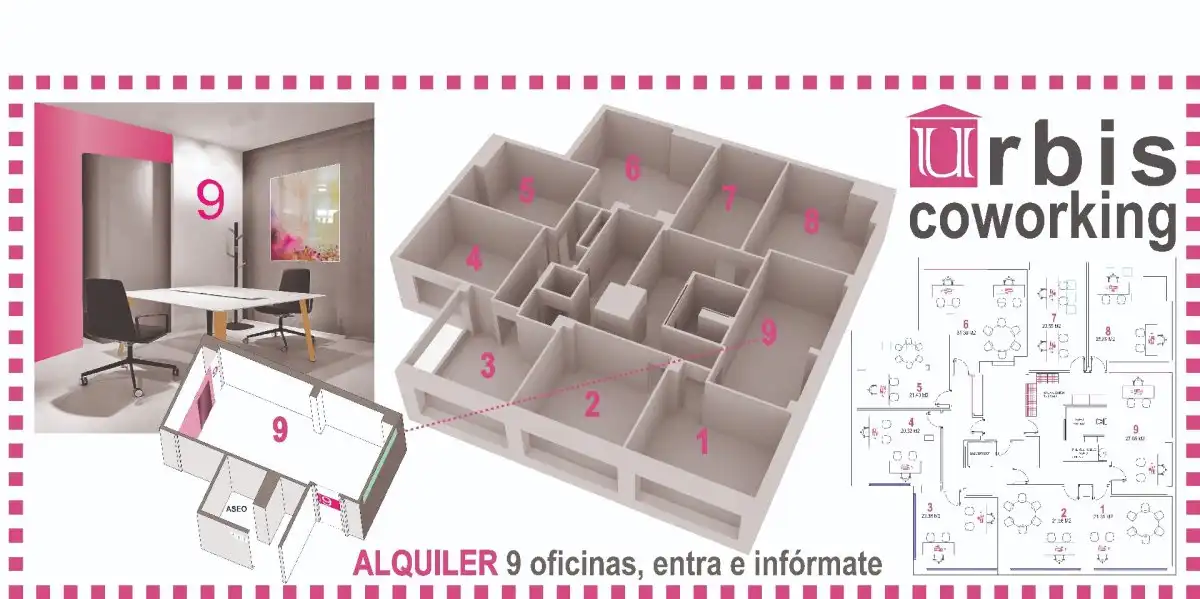 Büro zur Miete in Salamanca mit Heizung