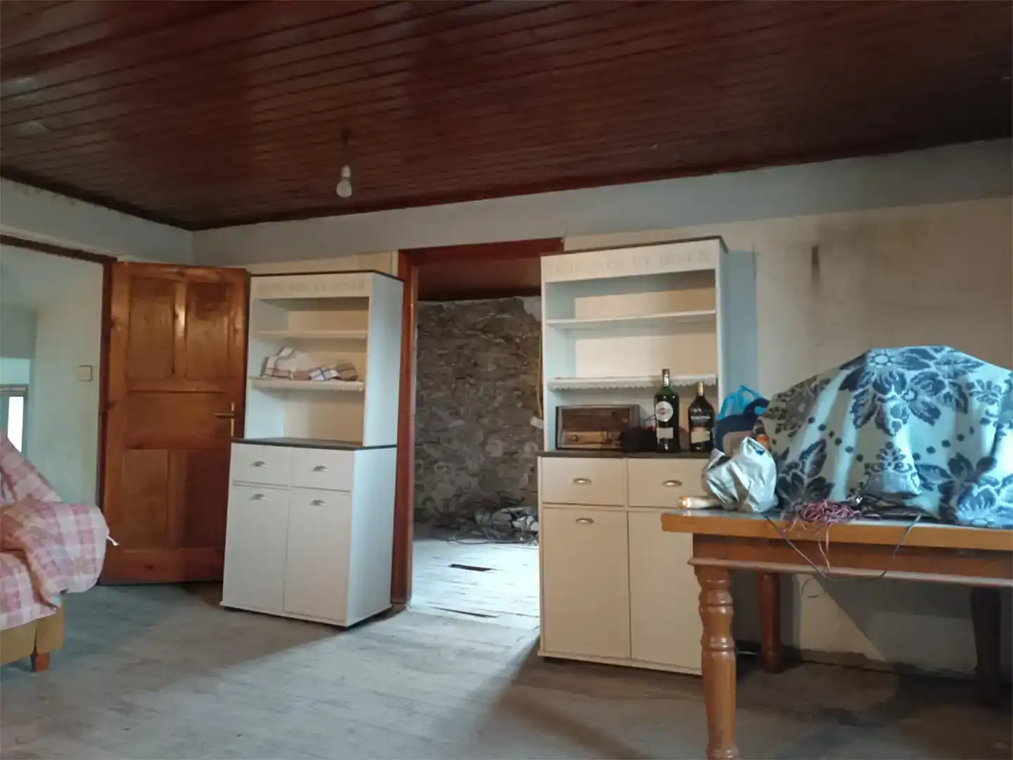 Cuina de Finca rústica en venda en Palas de Rei amb Jardí privat, Traster i Balcó