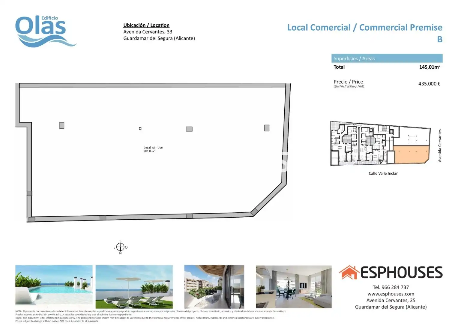 Local comercial en venta en Cervantes 33, imagen 4