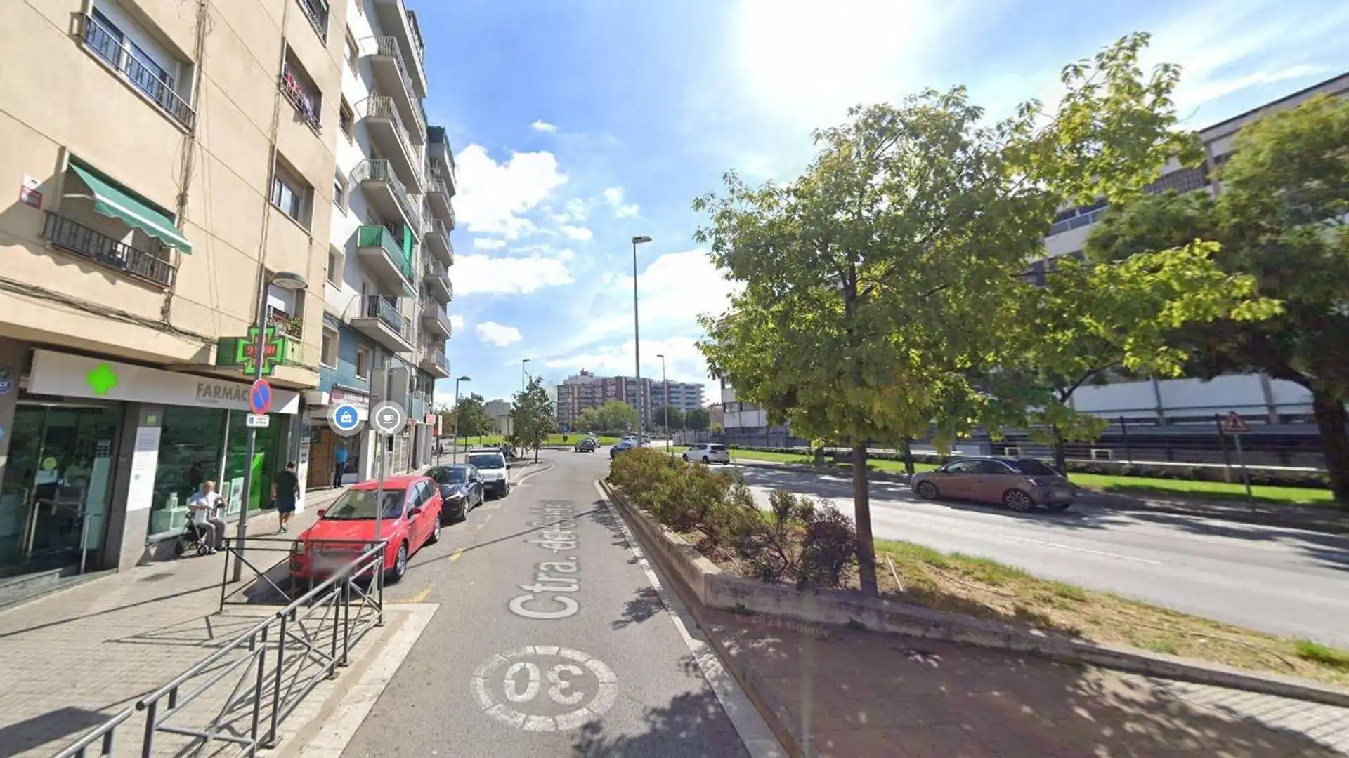 Vista exterior de Piso en venta en Granollers