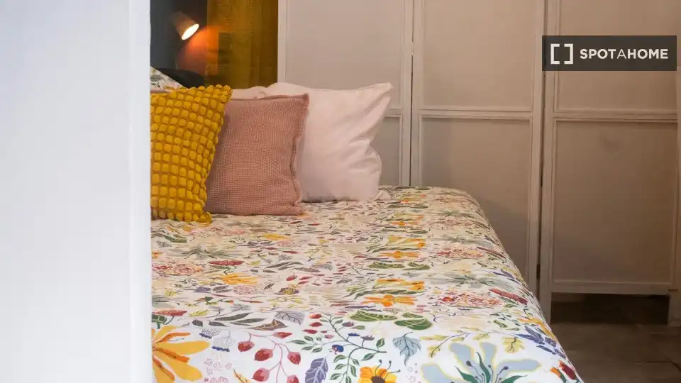 Schlafzimmer von Wohnungen zur untervermieten in Las Palmas de Gran Canaria mit Klimaanlage, Terrasse und Möbliert