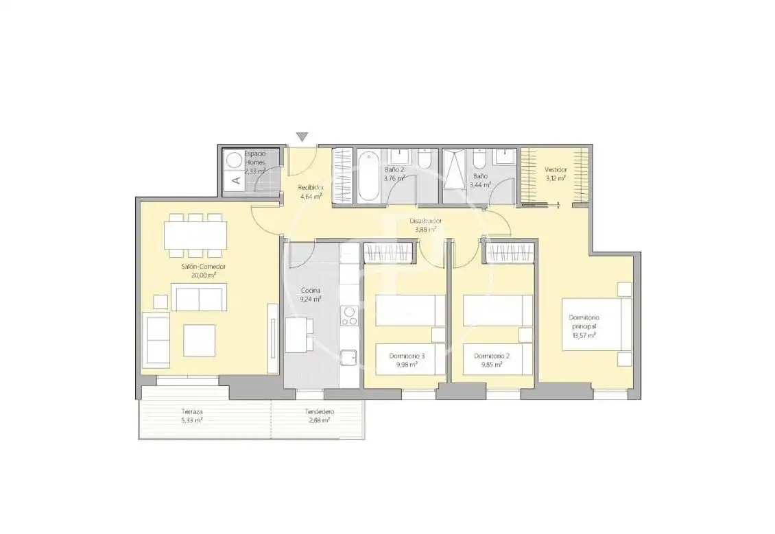 Piso con terraza en venta en Carrer d'Aarón Vidal López, imagen 44