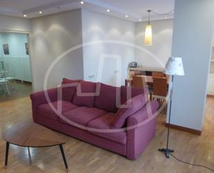 Living room of Flat to rent in  Pamplona / Iruña  with Heating, Parquet flooring and Terrace