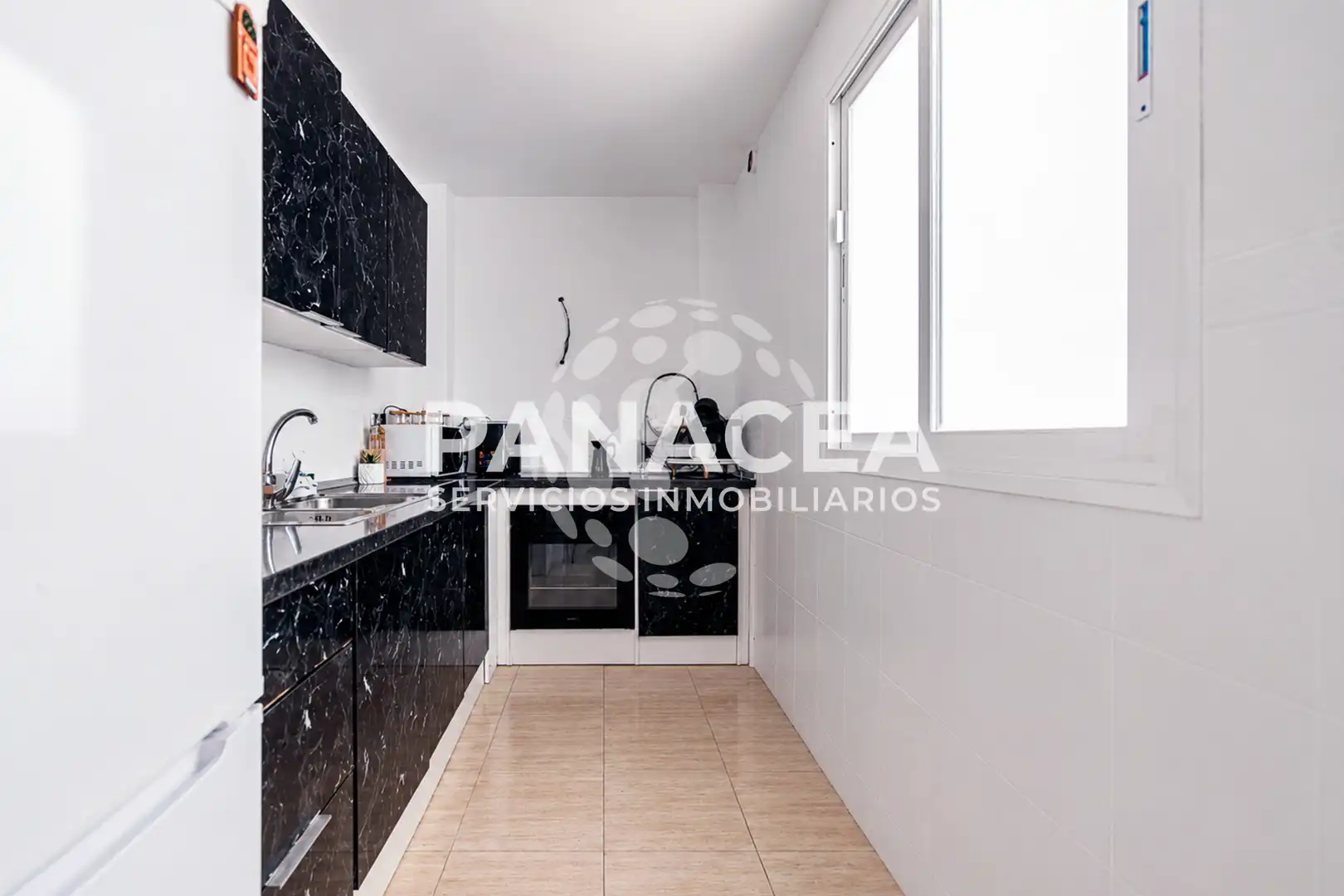 Kitchen of Flat for sale in Vícar  with Furnished, Oven and Microwave
