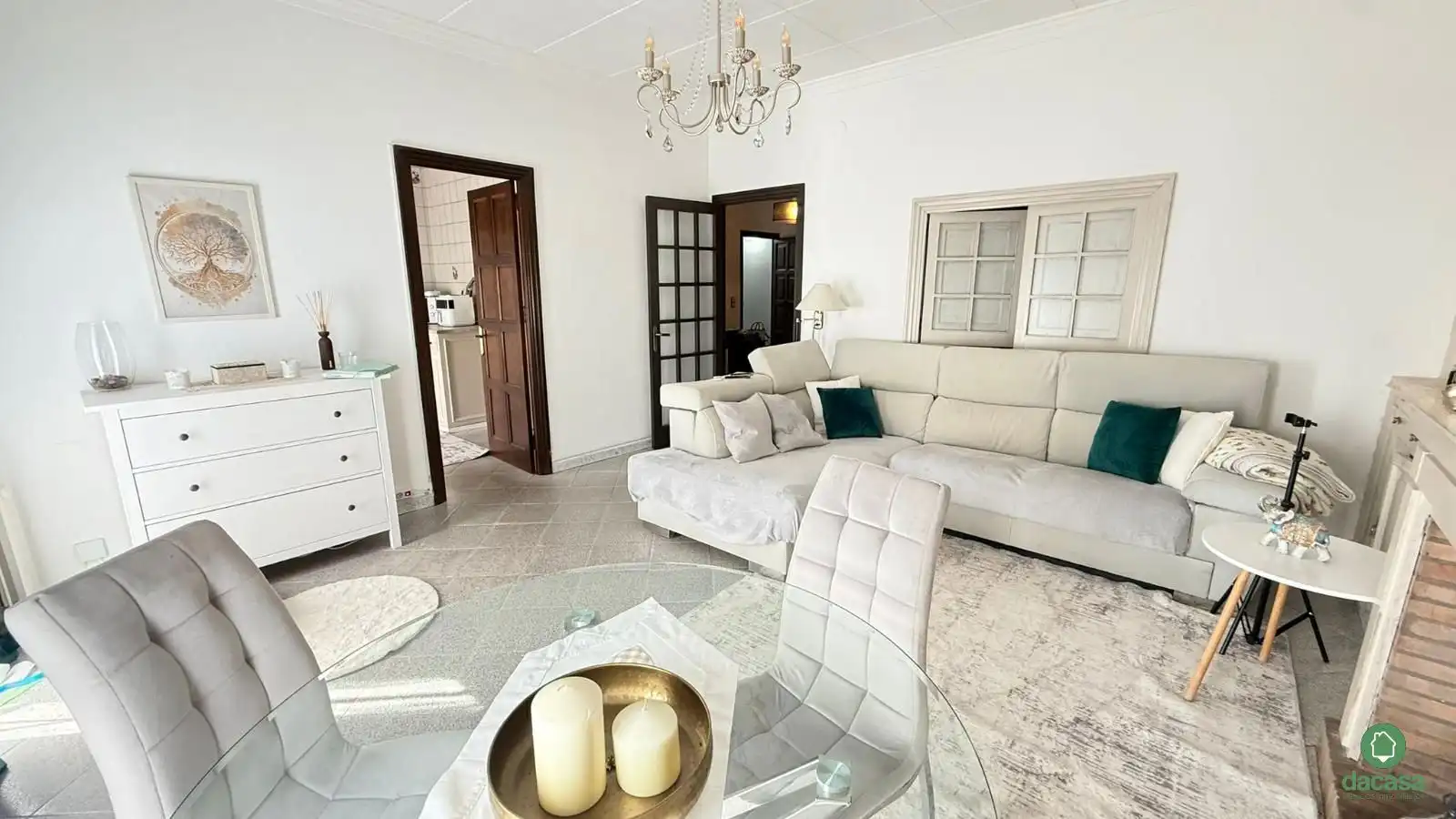 Wohnzimmer von Haus oder Chalet zum Verkauf in Almonte mit Klimaanlage, Terrasse und Abstellraum