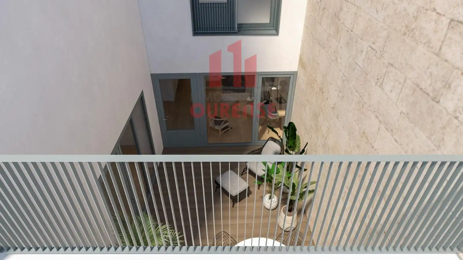 Terraza de Piso en venta en Ourense Capital  con Calefacción y Terraza