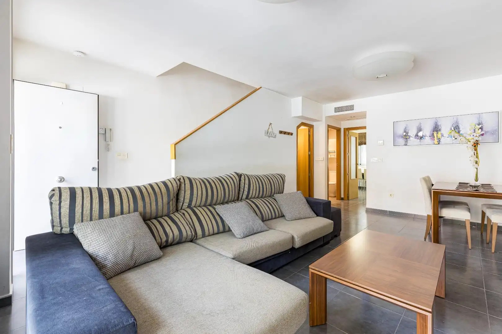 Sala d'estar de Dúplex en venda en Murcia amb Aire condicionat, Terrassa i Traster