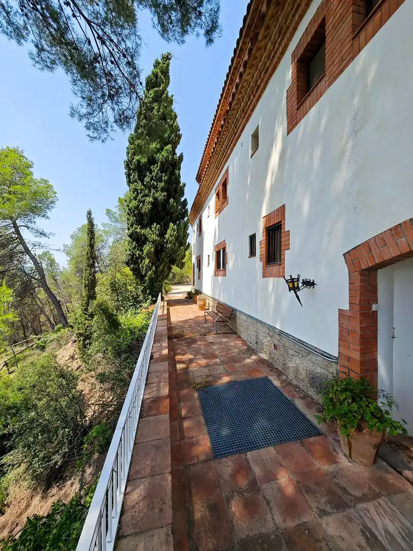 Exterior view of Houses for sale in Cabrera d'Anoia  with Heating, Private garden and Terrace
