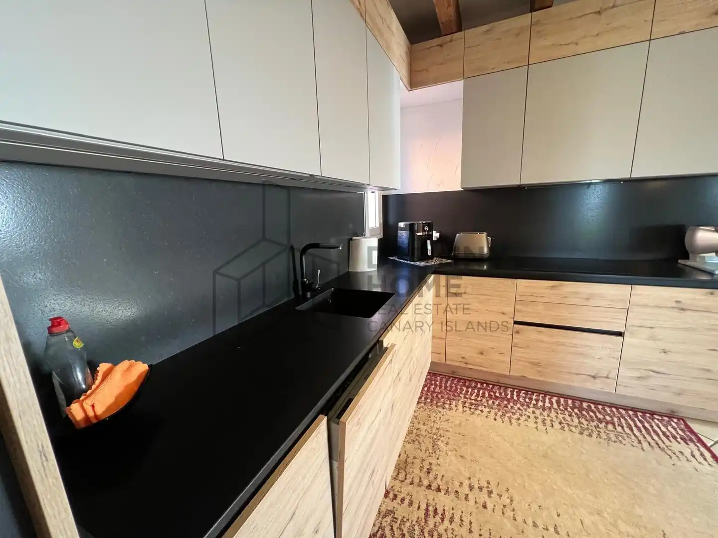Cuina de Casa o xalet en venda en La Oliva amb Aire condicionat, Jardí privat i Terrassa