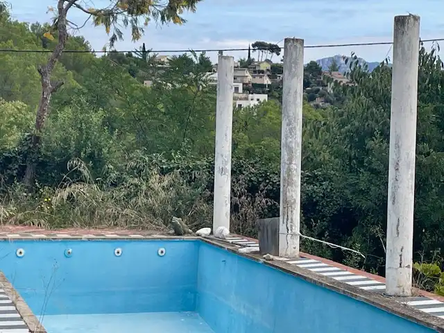Schwimmbecken von Country house zum Verkauf in Viladecavalls mit Klimaanlage, Heizung und Privatgarten