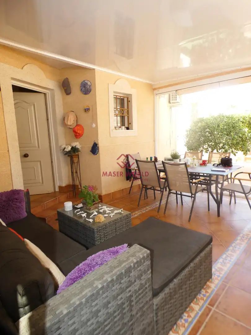 Terrace of Duplexes for sale in Mazarrón  with Air Conditioner, Private garden and Terrace