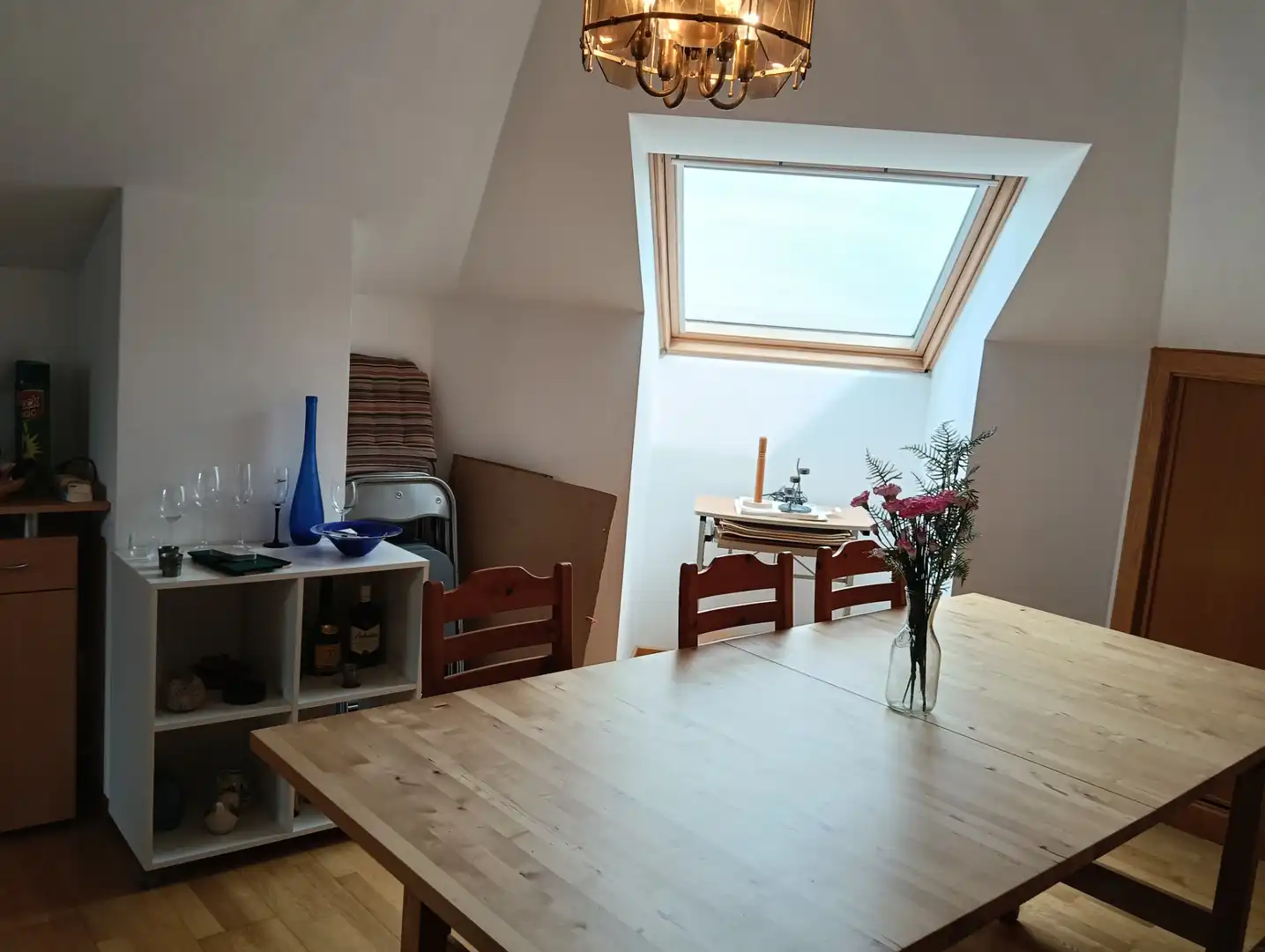 Esszimmer von Dachboden zum Verkauf in Oza dos Ríos mit Abstellraum