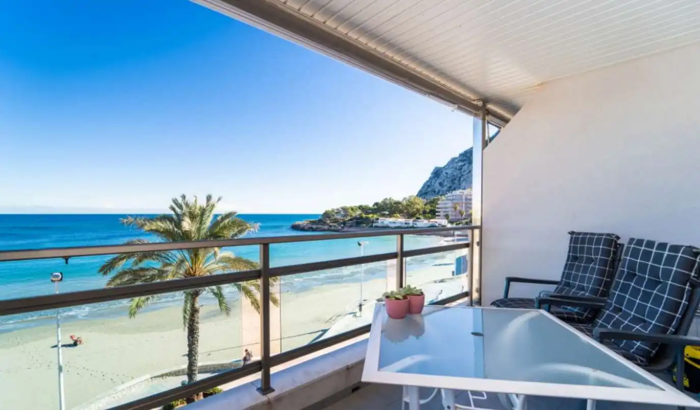 Terraza de Apartamento en venta en Calpe / Calp con Aire acondicionado, Calefacción y Jardín privado