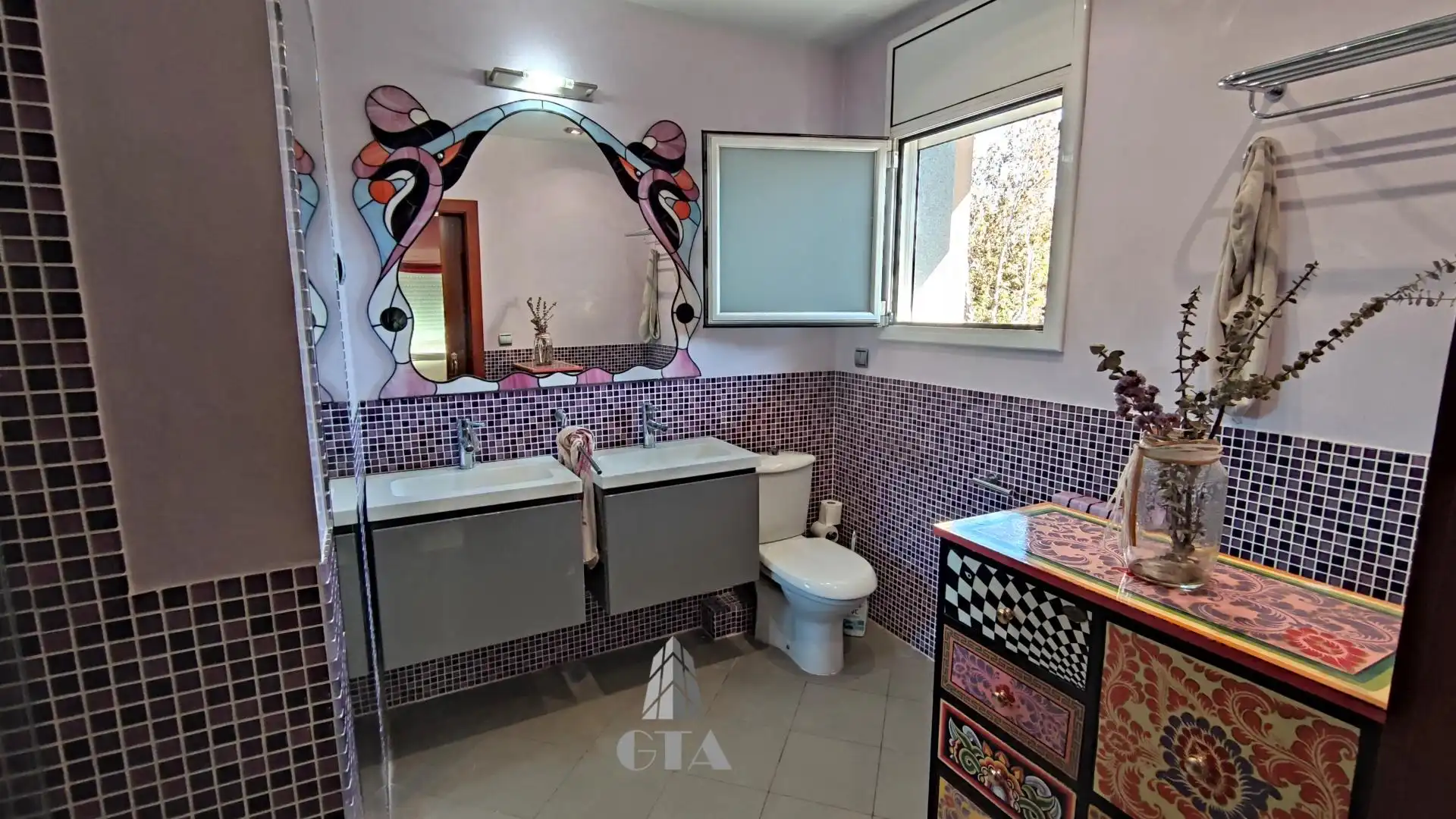 Bathroom of Houses for sale in Sant Cugat del Vallès  with Heating, Private garden and Terrace
