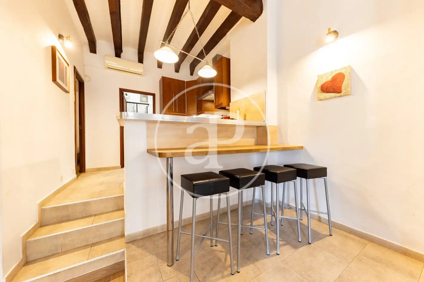 Cocina de Piso de alquiler en  Palma de Mallorca con Aire acondicionado y Amueblado