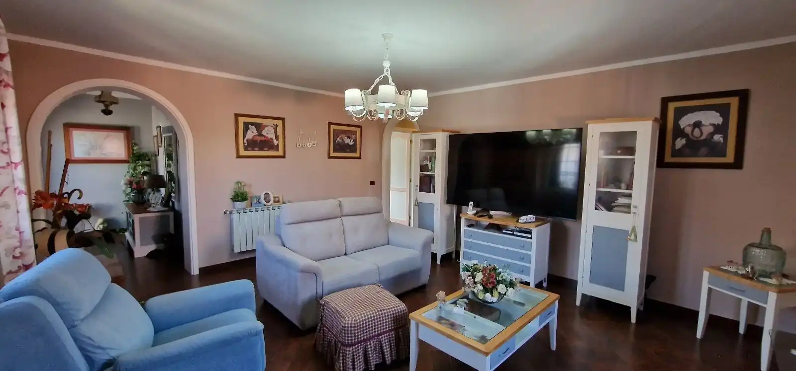 Sala de estar de Casa o chalet en venta en Firgas con Jardín privado, Piscina y Amueblado