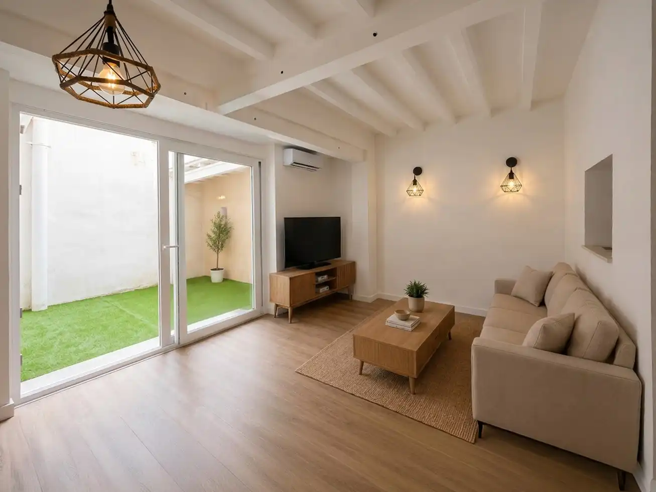 Sala d'estar de Planta baixa en venda en Maó - Mahón amb Aire condicionat, Calefacció i Terrassa