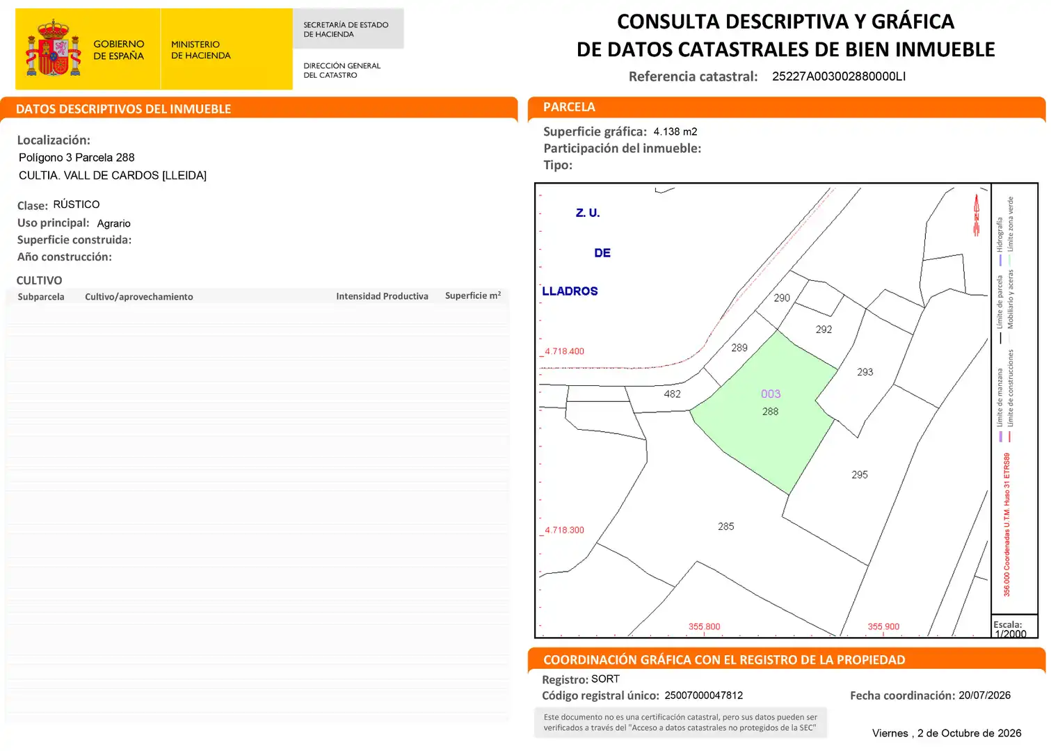 Terreny rústic en venda a Vall de Cardós, imagen 8