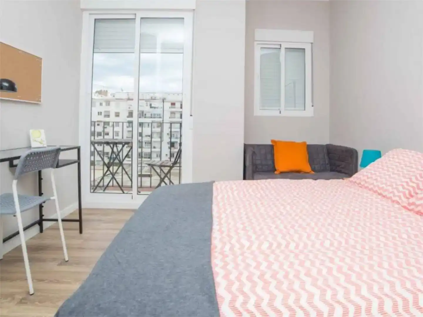 Bedroom of Attic for rent in Valencia  with Furnished and Balcony