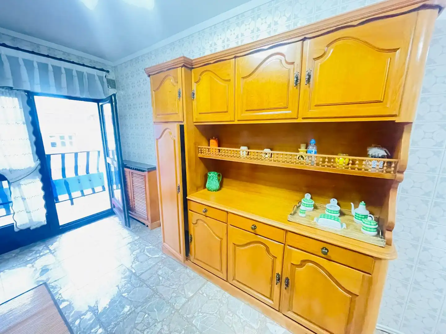 Kitchen of Flat for sale in Gijón   with Heating and Terrace