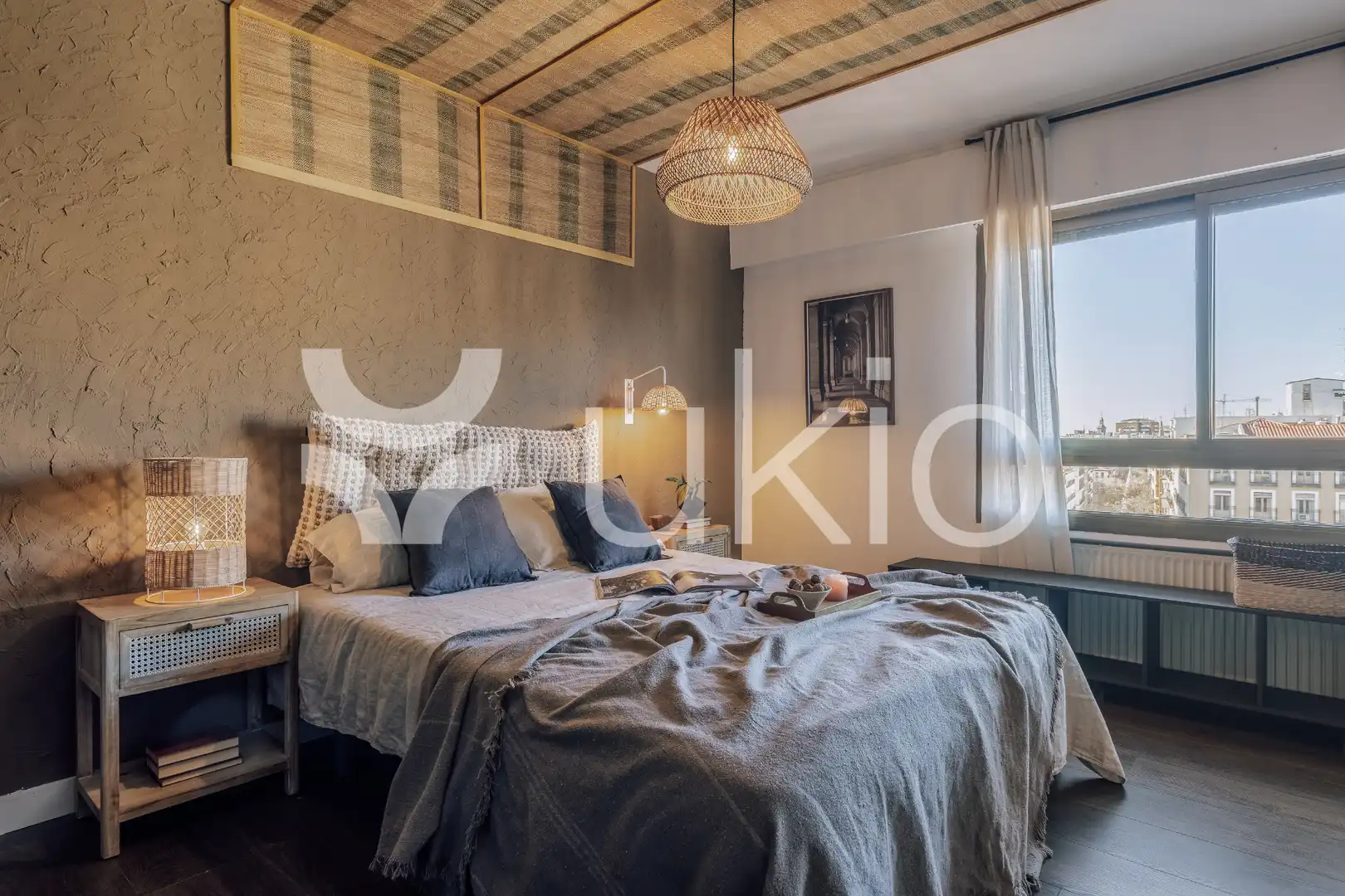 Bedroom of Apartments for rent in Madrid  with Air Conditioner, Heating and Terrace