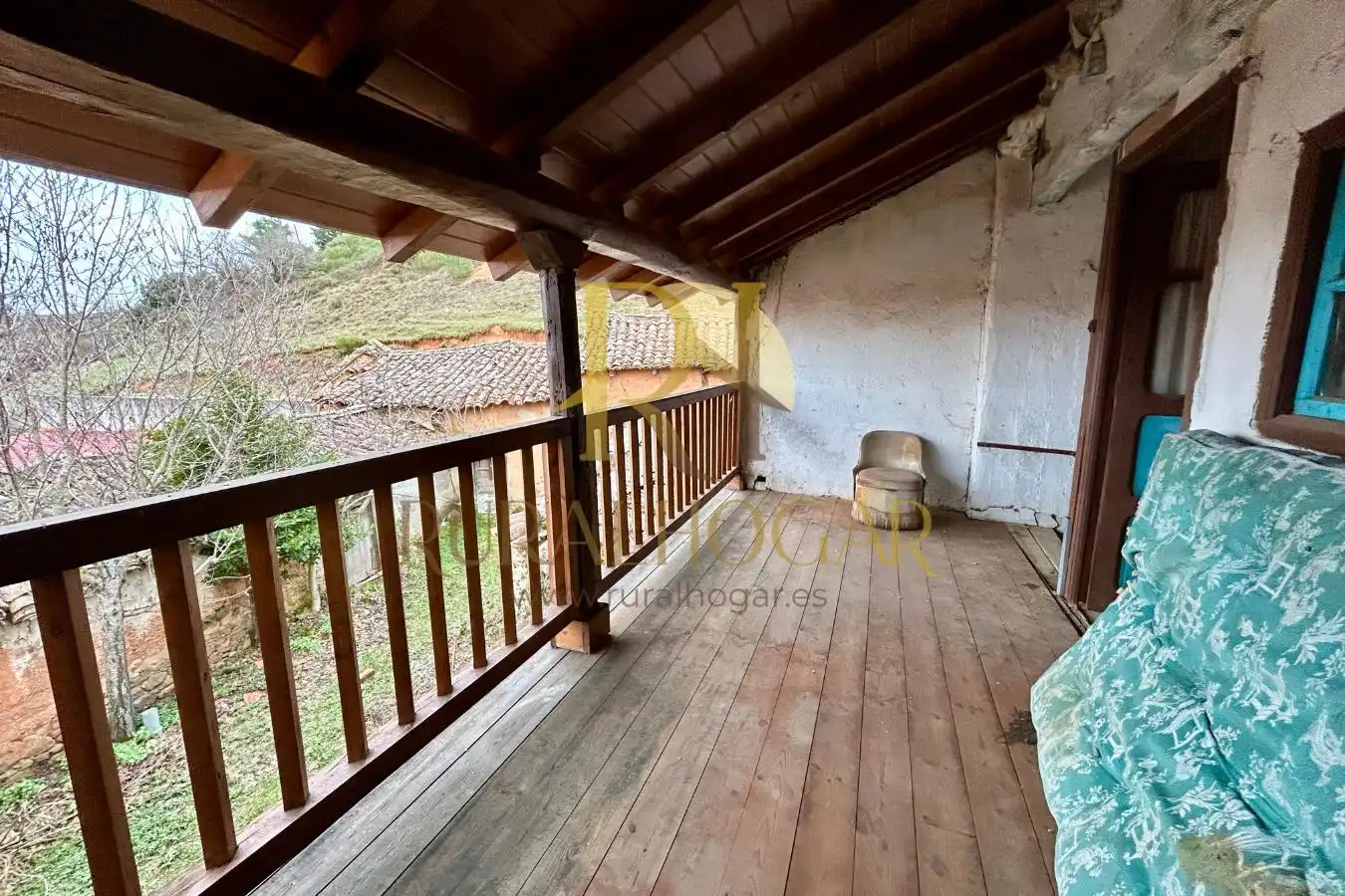 Terraza de Casa adosada en venta en Llamas de la Ribera con Terraza
